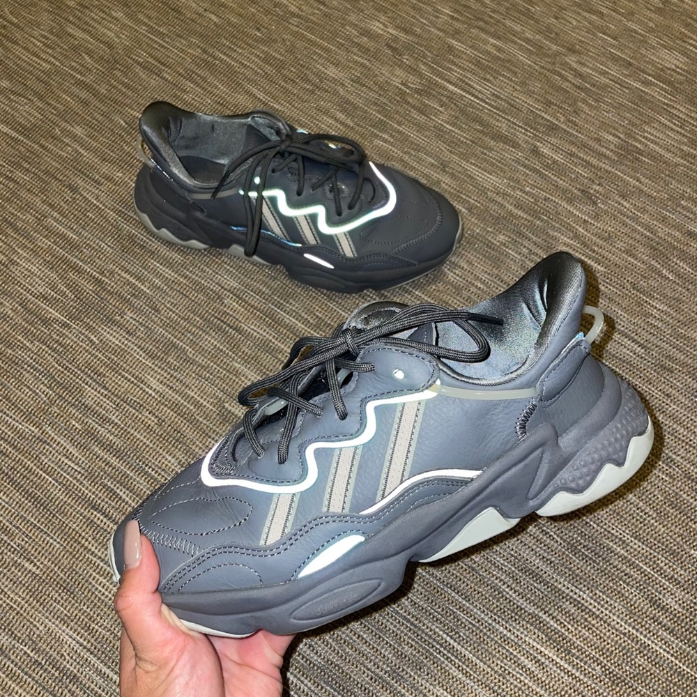 Adidas Ozweego gray dad sneakers